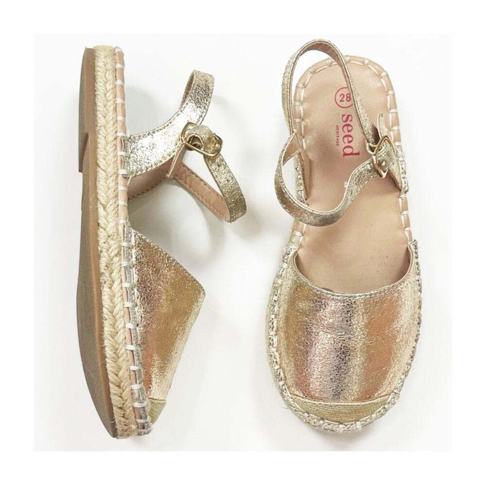 Seed Heritage Metallic Espadrilles